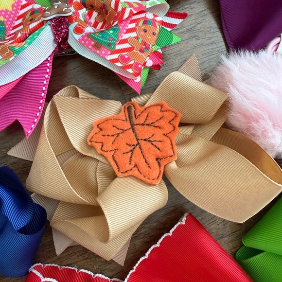 Colorful Hair Bow Set - Picture 5 of 6